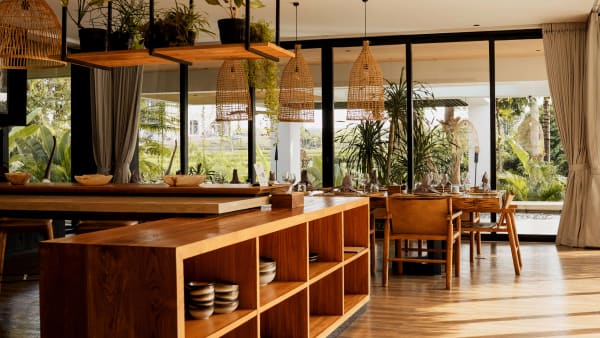 Elite Havens - Villa Nica Bali Indonesia - Spacious dining area by the pool